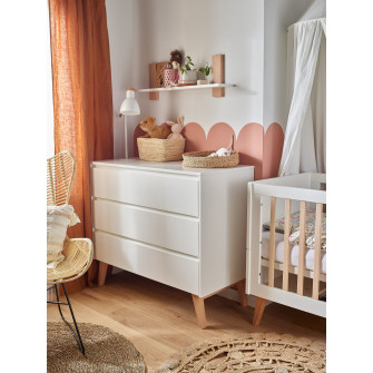 Chest of drawers with 3 drawers (Swing collection)